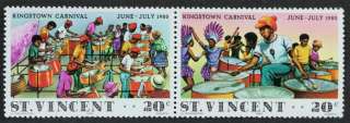 G889 ST. VINCENT 1980 #603a Kingstown Carnival Mint NH  