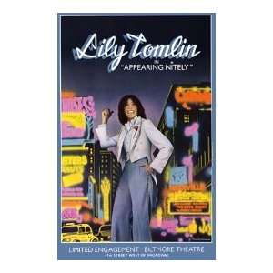 LILY TOMLIN IN APPEARING NIGHTLY (ORIGINAL BROADWAY THEATRE WINDOW 