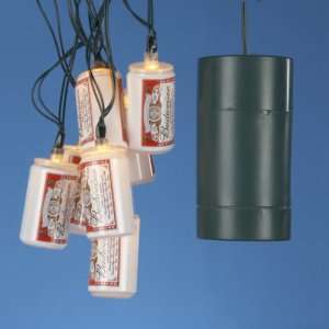  of 60 Battery Operated Budweiser Beer Can LED Novelty Christmas Lights