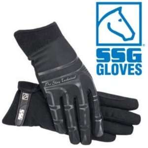  SSG Technical Wet or Dry Grip Riding Gloves White, 9 