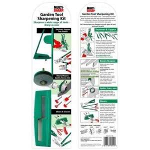  3 Piece Garden Tool Sharpening Kit: Patio, Lawn & Garden