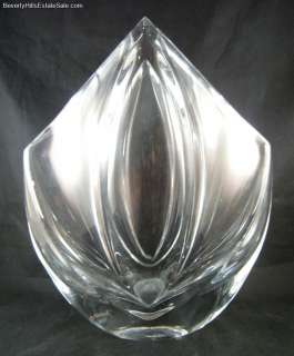 Large Vintage Baccarat Crystal Vase  