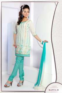 Indian Party Dress Material Designer Pakistani Salwar Kameez Churidar 