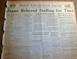   II newspapers DEWEY DEFEATS TRUMAN false headline JAPANESE SURRENDER