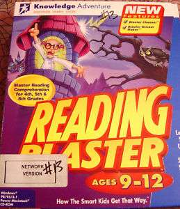 Reading Blaster Ages 9 12 Network Version 798936839992  