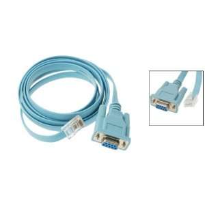  Gino 1.7m RJ45 to DB9 Female Compatible Console Cable Blue 