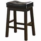 Duncan 24 Backless Barstool in Warm Brown Cherry With 