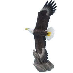  16 Eagle Over Rock Figure