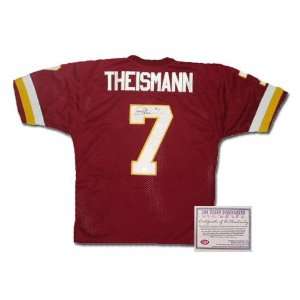   Theismann Washington Redskins Autographed Authentic Style Red Jersey