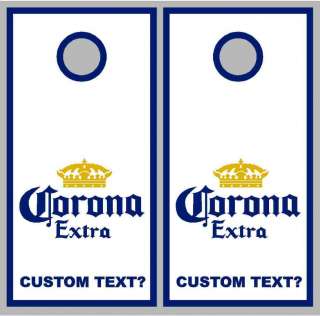 Custom Cornhole Baggo Corona Extra Sticker Decal  