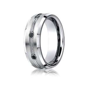   Black Diamond Design Ring (.20ct) Size 7.5 BenchMark Rings Jewelry