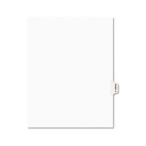   Side Tab Dividers, Exhibit G, Letter, White, 25/Pack: Camera & Photo