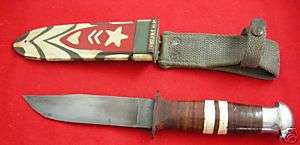 ROBESON SHUREDGE NO 20 U.S.N MK I WW II THEATRE KNIFE  