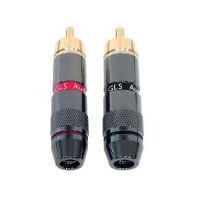  20 GLS Audio RCA Plugs 24K Gold Speaker Plug Electronics