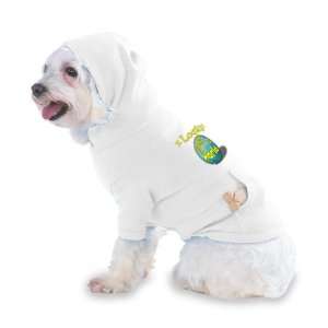 Logan Rocks My World Hooded (Hoody) T Shirt with pocket for your Dog 