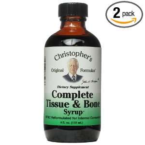  Dr. Christophers Complete Tissue and Bone syrup   4 Oz 