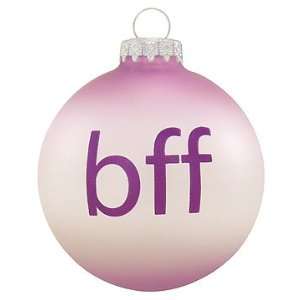  Best Friends Forever Glass Ornament 