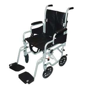   Transport Chair Wheelchair with Swing away Footrest, 16 Seat Size