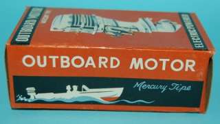   VINTAGE OUTBOAURD MOTOR MERCURY TIPE ELECTRIC POWERED JAPAN TOY  