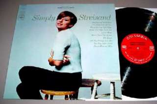BARBRA STREISAND LP   Simply Streisand (1970)  