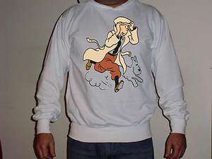 Tintin retro Hoodie Hooded Sweatshirt S M L XL  
