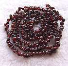 Baroque Shape Natural Garnet Chips string 35  