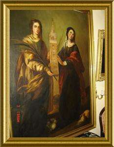    Saint Justa & saint Rufina after Bartolome E. Murillo Oil Painting