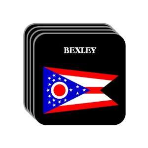  US State Flag   BEXLEY, Ohio (OH) Set of 4 Mini Mousepad 
