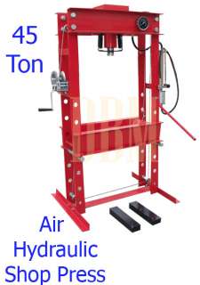 Heavy Duty 45 Ton Air Hydraulic Floor Shop Press   