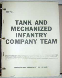1988 Tank & Mechanized Infantry Book & Battalion Book  