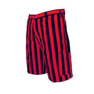  Navy/Red Cargo Shorts