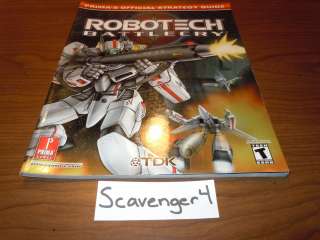 Robotech Battlecry Strategy Guide PlayStation 2 Xbox GC  