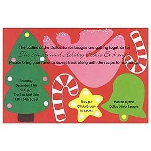  Big Cookies Invitation Holiday Invitations Office 