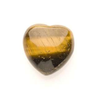  25mm Tigereye Puffy Heart Gemstone   Pack Of 1 Arts 