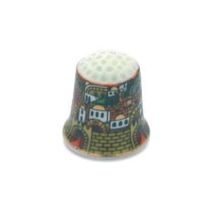   Centimeter Ceramic Thimbles with a Scene of Jerusalem: Everything Else