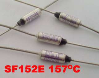 Pcs SF152E Microtemp Thermal Fuse 157 °C TF Cutoff  