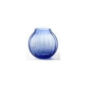  Mikasa Billow Light Blue 10 Hurricane Glass Vase: Kitchen 