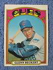 1972 TOPPS BASEBALL 45a GLENN BECKERT CUBS EX VARIATION  