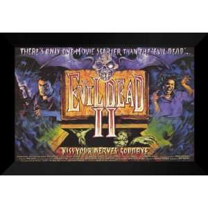 Evil Dead 2 Dead By Dawn 27x40 FRAMED Movie Poster   B  