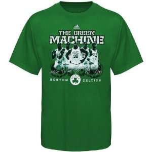 adidas Boston Celtics Kelly Green The Green Machine T shirt  