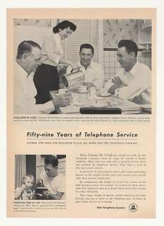   Marilyn Don Clarence C OSullivan 59 Years Bell Phone Service Ad