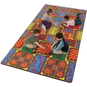  EXTRA LARGE Games That Teach Educational Rugs: Home 