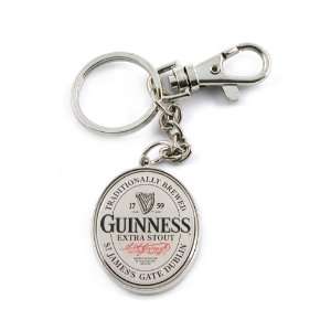  Officially Licensed Guinness Label Keychain Keyring