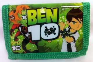 New Boy Kids Ben 10 Ten Tri fold Wallet LOW SHIPPING  