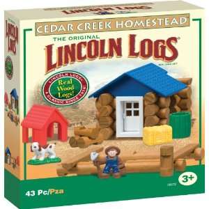  Lincoln Logs Cedar Creek Homestead: Toys & Games