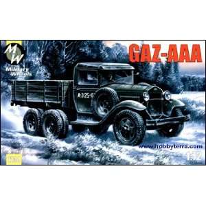   72 GAZ AA WWII Soviet 3 Axle Cargo Truck (Plastic M: Toys & Games