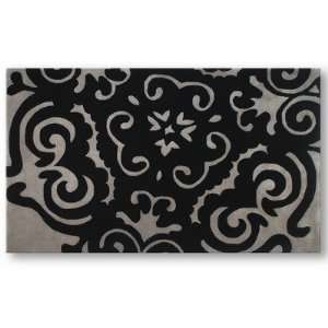 The Rug Market SNOWFLAKE GRAY BLACK/GRAY 10X13 