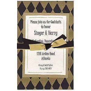  Black & Gold Invitation Wedding Invitations Health 