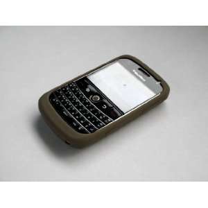   (BROWN) Silicone Soft Skin Case Cover for RIM Blackberry 9000 BOLD