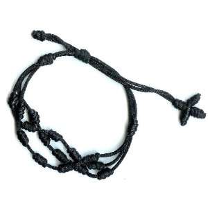  Black Cross Bracelet 